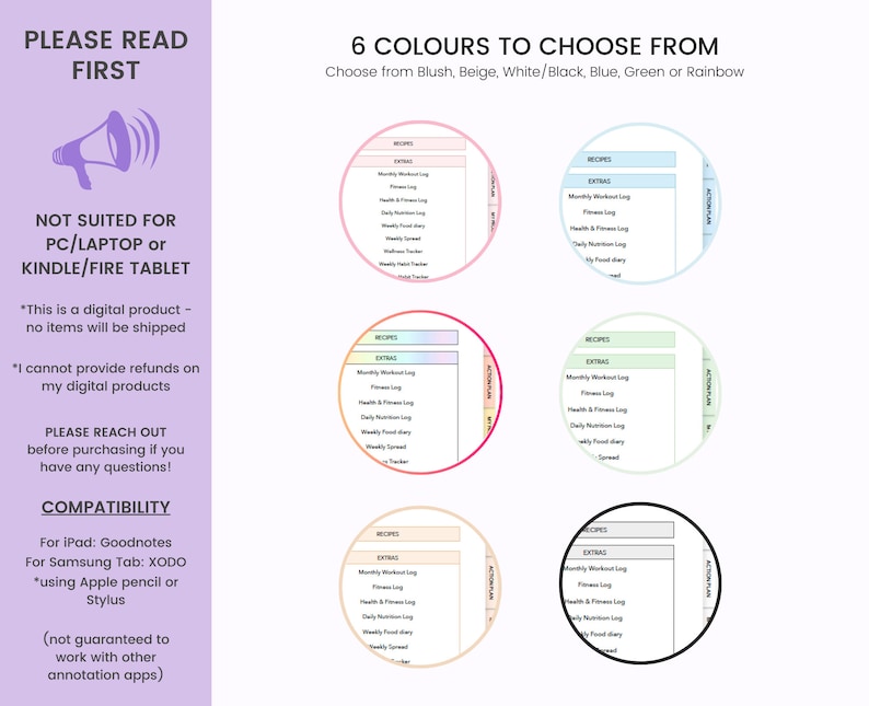 Weight Loss Journal, Weightloss Journal, Weight Loss, Workout Planner, Health & Fitness Goals, Meal Planner, Fitness Journal,Fitness Planner
