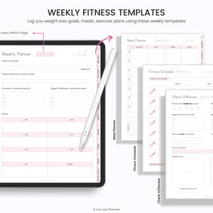 Weight Loss Journal, Weightloss Journal, Weight Loss, Workout Planner, Health & Fitness Goals, Meal Planner, Fitness Journal,Fitness Planner