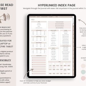 Digital Budget Planner, Finance Tracker, Finance Planner, Digital Budget, Boho Budget Planner, Portrait Budget Planner, GoodNotes Planner