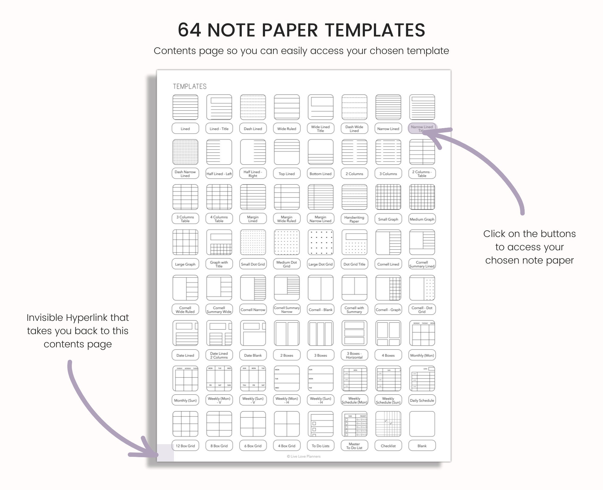 Digital Note Paper Digital Notes Note Paper Lined Grid Etsy UK