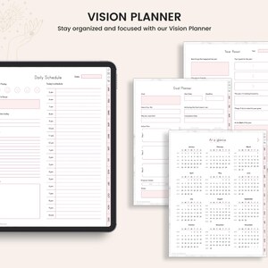 Vision Board Kit, 2026 Vision Board, Goal Planner, Manifestation journal, Goal Setting planner, Vision Board Supplies, Dream board image 9