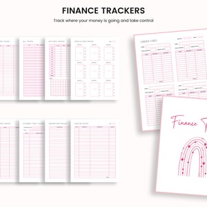 Budget Planner Printable, Finance Tracker, Finance Planner, Printable Budget, Budget Planner, Printable Budget Planner, US Letter Planner,A4