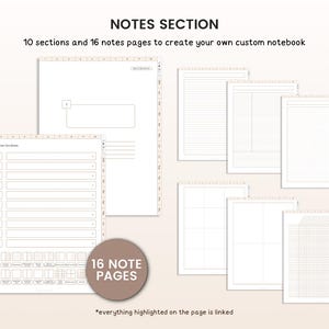 2026 Planner, 2026 Digital Planner, 2026 Planner Digital, 2026 Planner, 2026 Dated Planner, Hyperlinked Planner, Goodnotes 2026 Planner iPad image 8