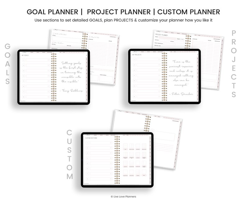 2022 Digital Planner 2022 Planner Dated Planner for 2022 Etsy UK