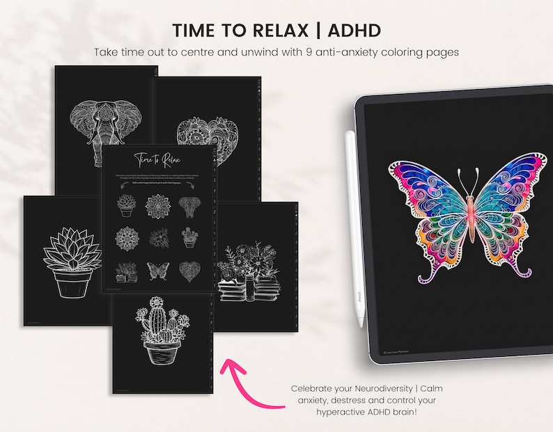 ADHD Planner 2026, 2027 Digital Planner, 2026 2027 ADHD Digital Planner, Daily Planner, Weekly Monthly Life Planner Goodnotes iPad Android image 10