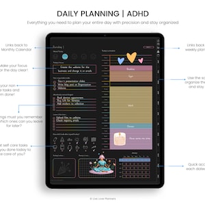 Agenda numérique TDAH, Agenda numérique TDAH non daté pour adultes, Agenda numérique TDAH, Journal TDAH, Agenda numérique TDAH, Agenda numérique image 3