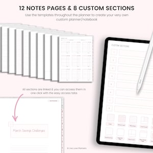 Digital Budget Planner: Finance Tracker, GoodNotes Compatible (Portrait) (PDF Download image 8