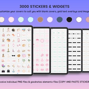 2026 Digital Planner, 2026 Journal, Dark Mode Digital Planner for 2026, 2026 Diary dark Screen, Portrait Planner, Goodnotes, iPad and Tablet image 11