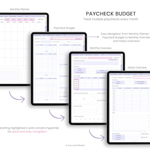 Paycheck Budget, Weekly Budget, Weekly Paycheck Budget, Weekly Budget Template, Budget Planner, Monthly Budget, Budget by Paycheck, Pastels