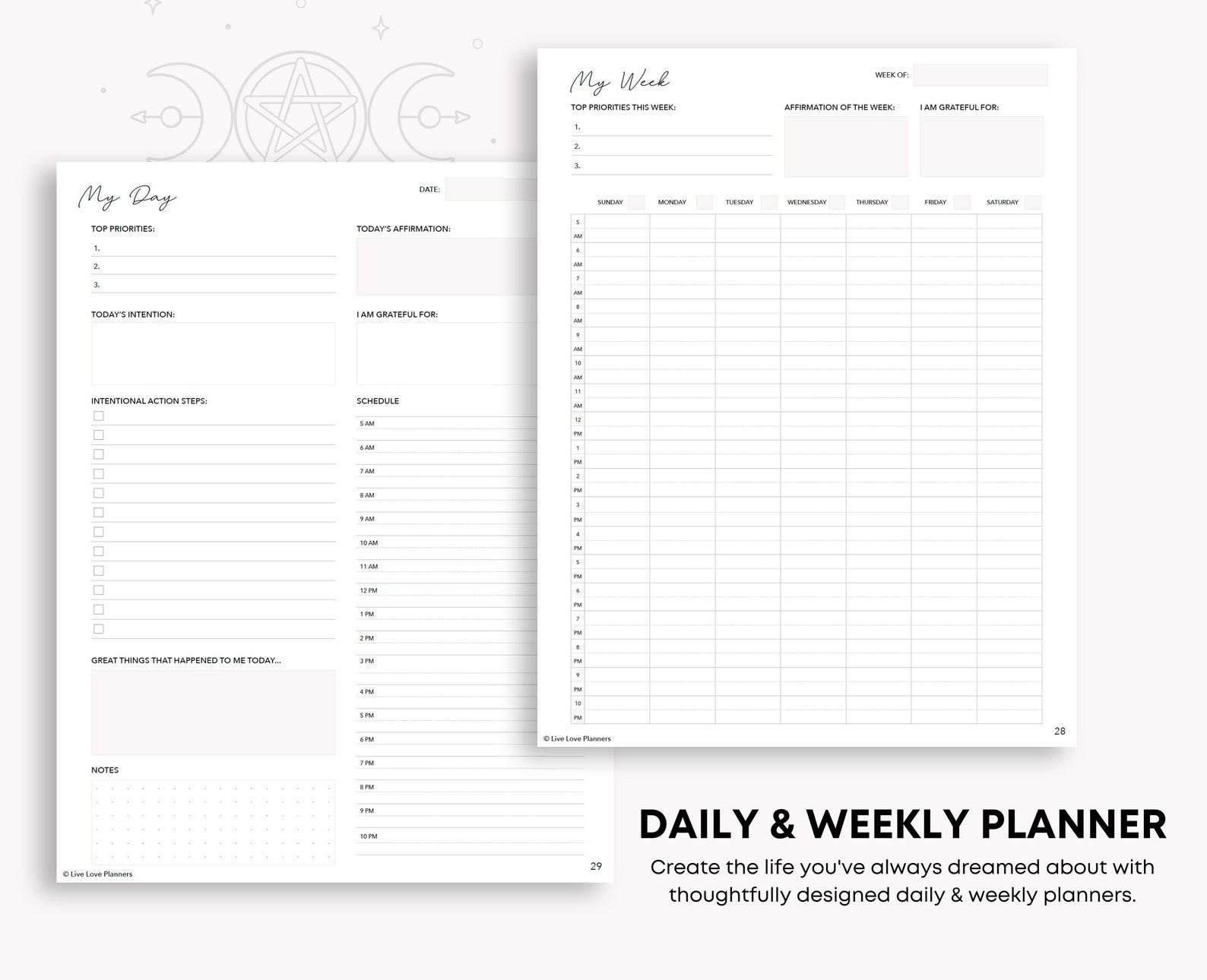 printable manifestation journal template printable manifestation journal template