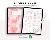 Digital Budget Planner: Finance Tracker, GoodNotes Compatible (Portrait) (PDF Download