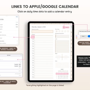 2026 Planner, 2026 Digital Planner, 2026 Planner Digital, 2026 Planner, 2026 Dated Planner, Hyperlinked Planner, Goodnotes 2026 Planner iPad image 3
