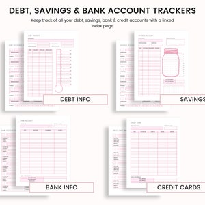 Budget Planner Printable, Finance Tracker, Finance Planner, Printable Budget, Budget Planner, Printable Budget Planner, US Letter Planner,A4