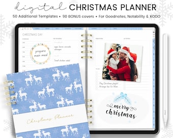 Christmas Planner, Digital Christmas Planner, Holidays Planner, Holidays Planning, Digital Christmas Planner for Goodnotes/iPad