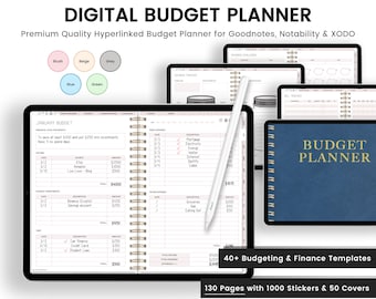 Digital Budget Planner: Finance Tracker for GoodNotes (Digital Download)