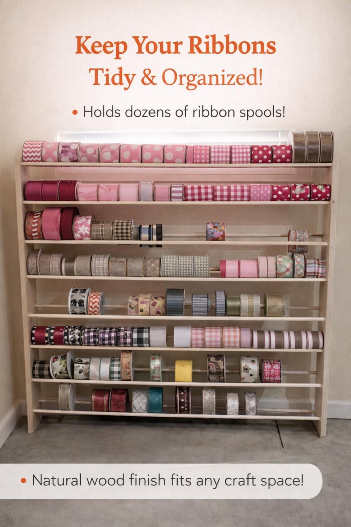 Customizable Ribbon Rack 48