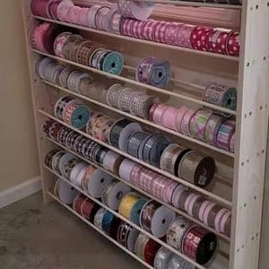 Construya su propio estante para cintas: solución de almacenamiento sencilla para hacerlo usted mismo, soporte para cintas, instrucciones digitales, soporte para cintas para hacerlo usted mismo