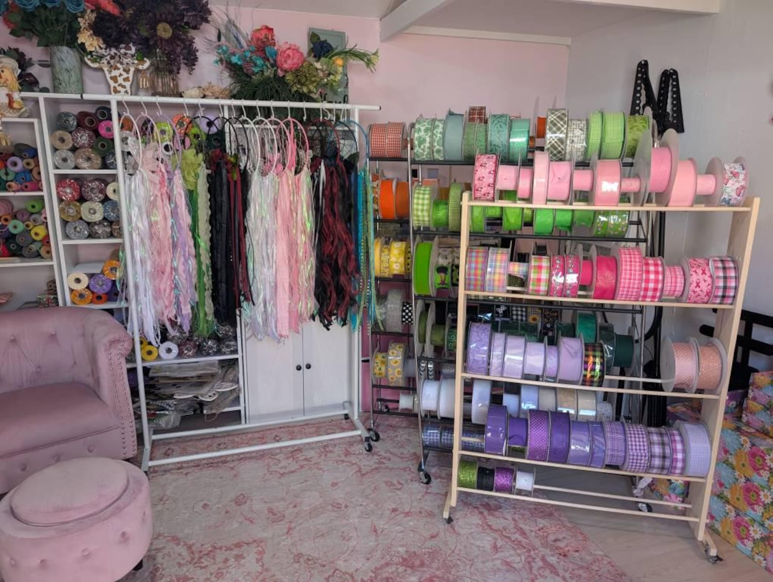 8 Row Ribbon Rack 48