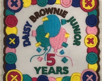 Écusson junior, cadette, 5 ans d'existence