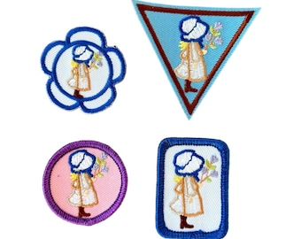 Écusson La petite maison dans la prairie pour les marguerites, éclaireuses, brownies, cadets juniors, ambassadeurs des aînés, avec gilet thermocollant requis, ceinture