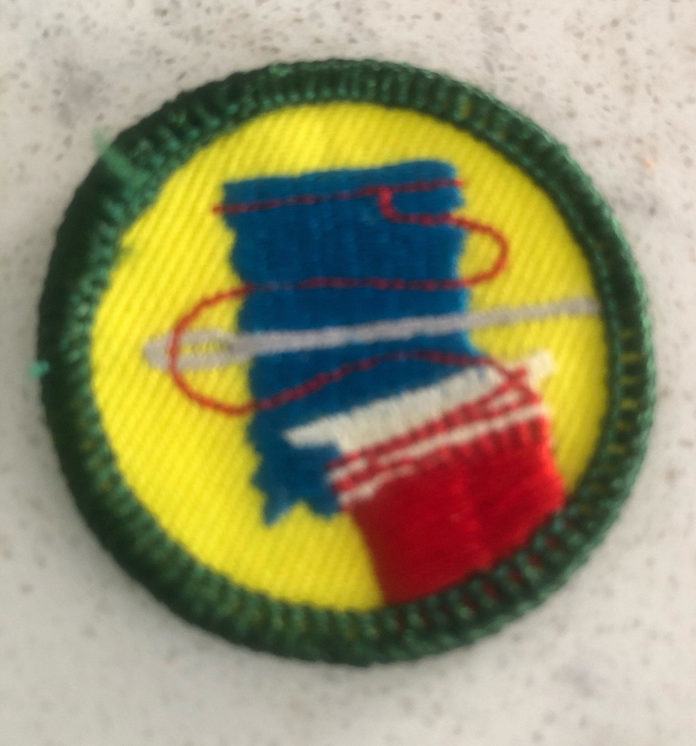 Retired Girl Scout Junior Sew SImple Badge Patch 20012010 Etsy