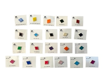 Épinglettes à biscuits pour éclaireuses à la retraite 1999-2019 TOUTES LES ANNÉES 21 épingles toutes nouvelles sur des cartes gilet ceinture uniforme d'éclaireuse