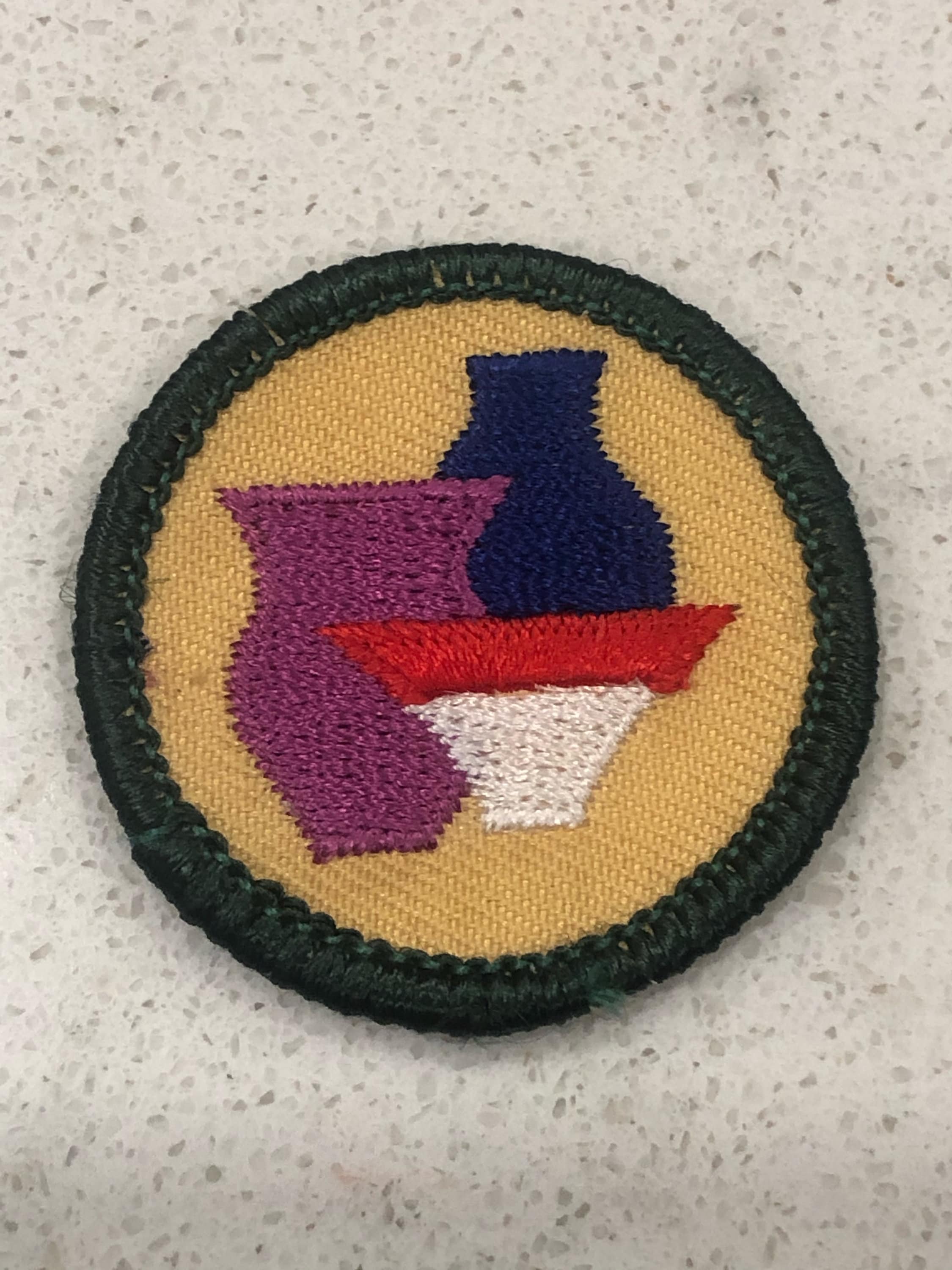 Retired Girl Scout Junior Ceramics and Clay Badge Patch Etsy
