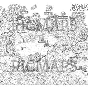 Descarga de mapas digitales de Skyrim con micro ciudades detalladas