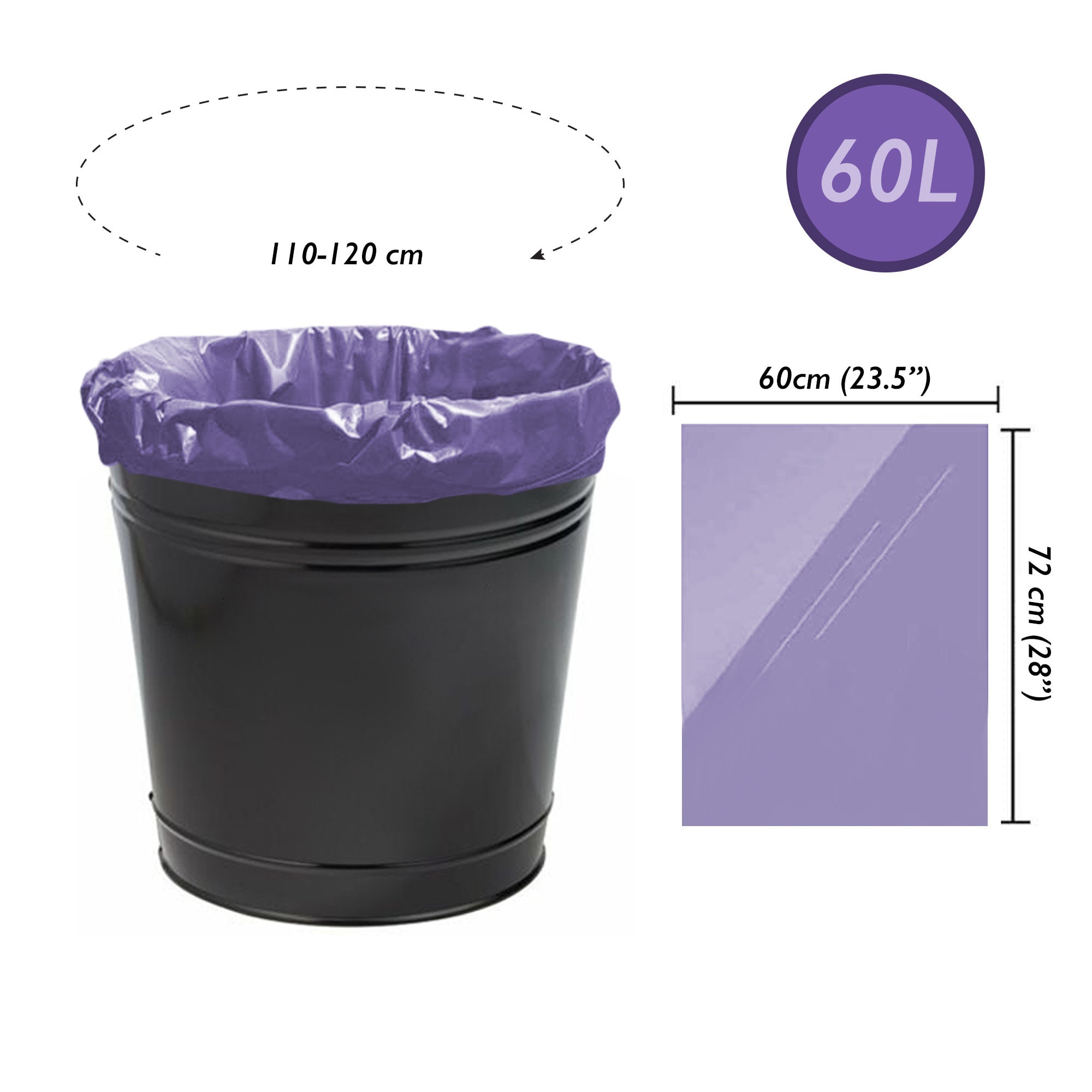 Scented Kitchen Bin Bags Bin Liners 100 Recycled Etsy