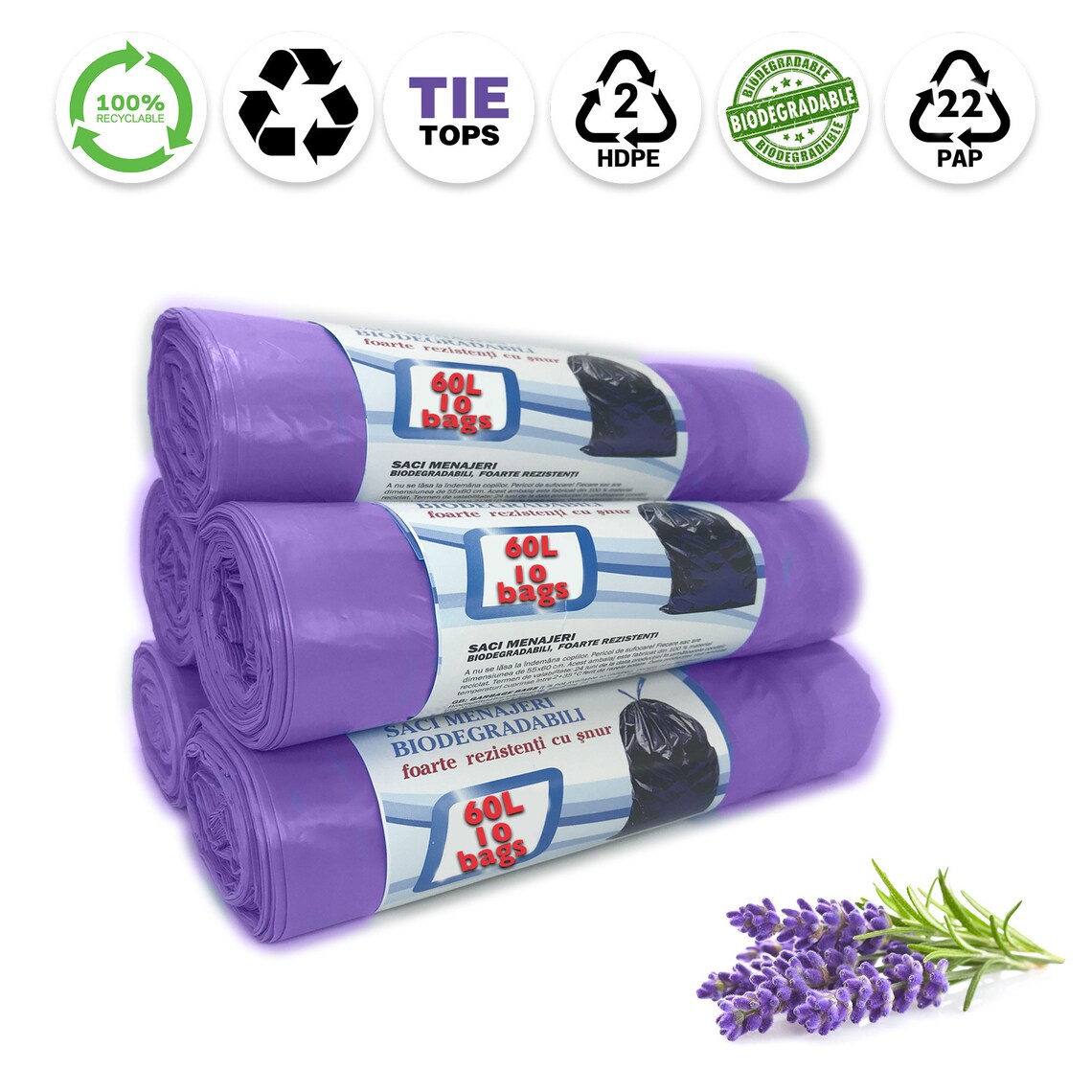 Scented Kitchen Bin Bags Bin Liners 100 Recycled Etsy