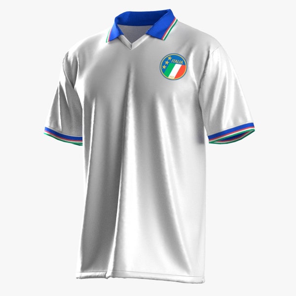 Italy Roberto Baggio 90 World Cup Away Retro Vintage Jersey