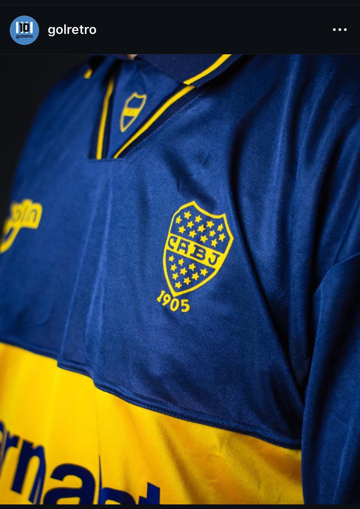 Jersey Boca Juniors Parmalat Maradona Retro Original Olan - Etsy