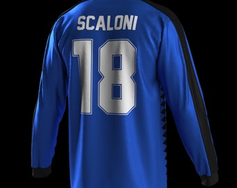 Argentina Scaloni 94 USA World Cup Away Retro Vintage Jersey Long Sleeves