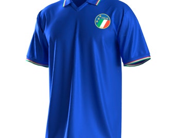 Italy Roberto Baggio 90 World Cup Home Retro Vintage Jersey - Etsy