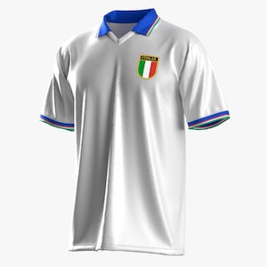 Retro 1982 Italy Home Football Soccer Jersey T-Shirt