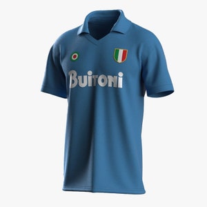 NAPOLI 1987 1988 Diego MARADONA 10 Home Retro Shirt BUITONI NAPOLI 1987 1988 Diego MARADONA 10 Home Retro Shirt BUITONI