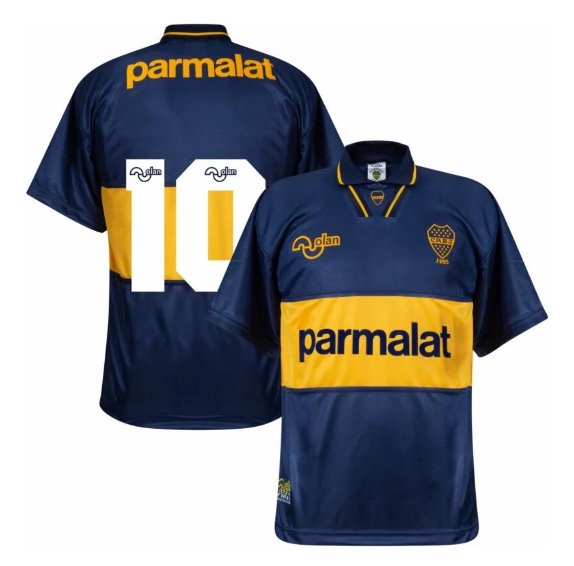 【激レア】1994年 ボカ・ジュニアーズ マラドーナolan parmalat Jersey Boca Juniors Parmalat Maradona Retro Original Olan - Etsy
