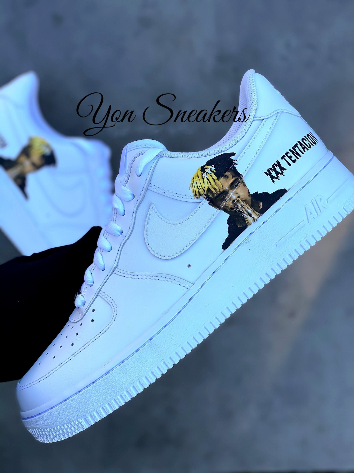 xxxtentacion black air forces