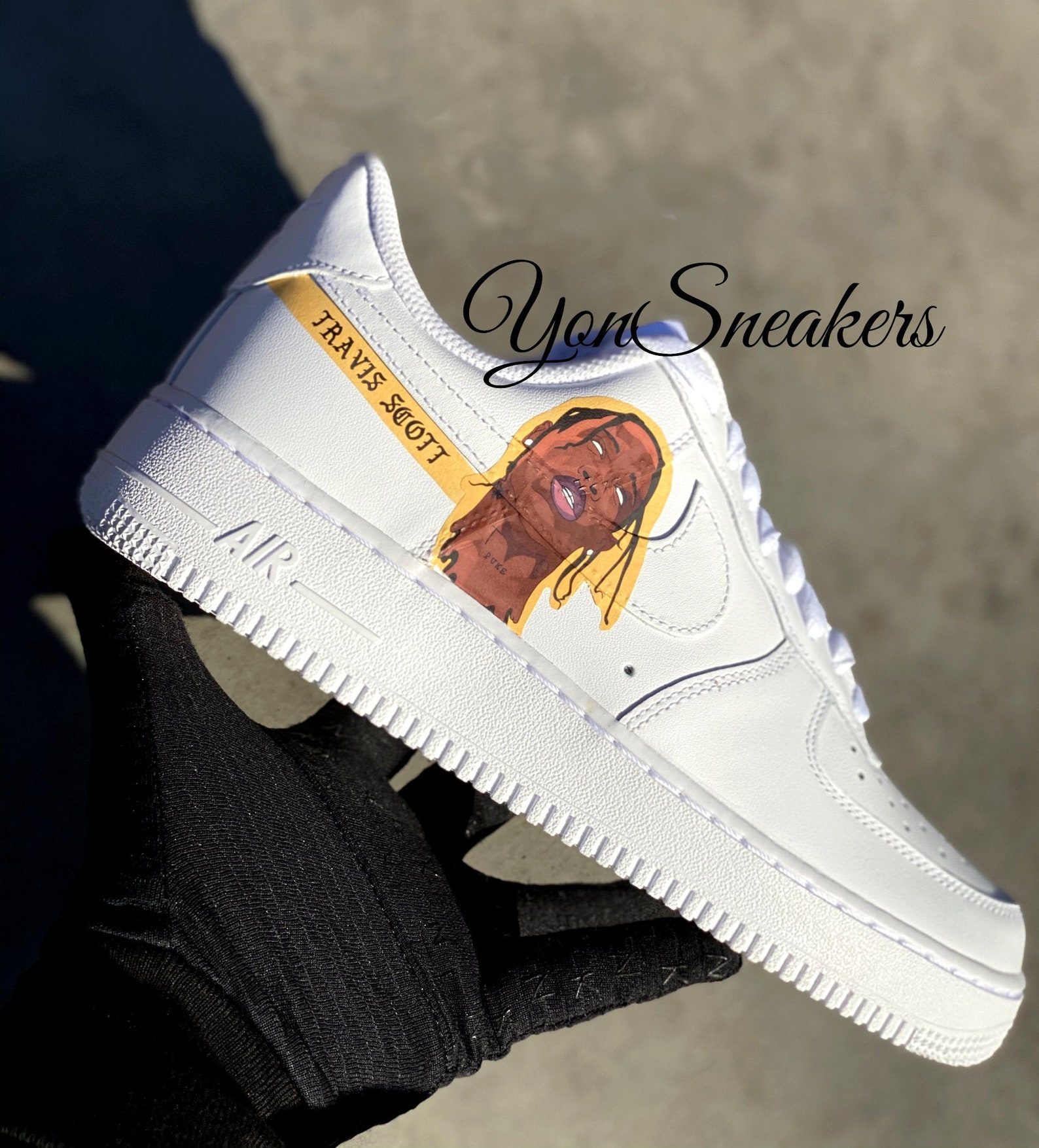 travis scott custom air force 1