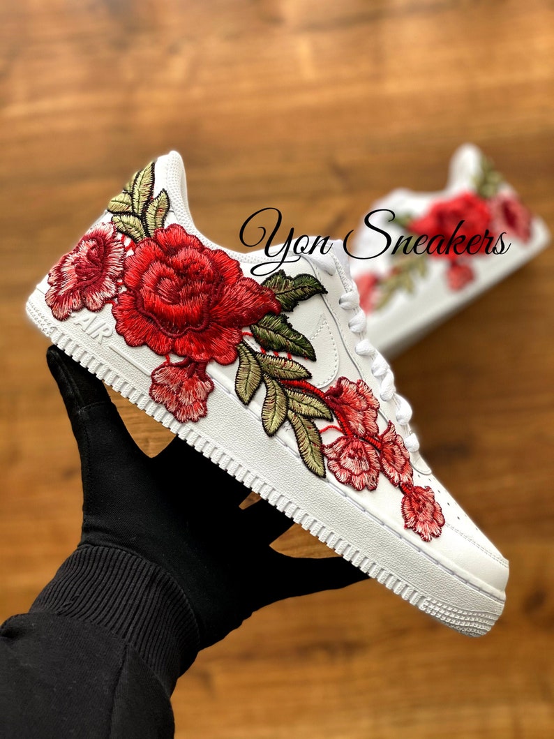 flower air force 1 custom