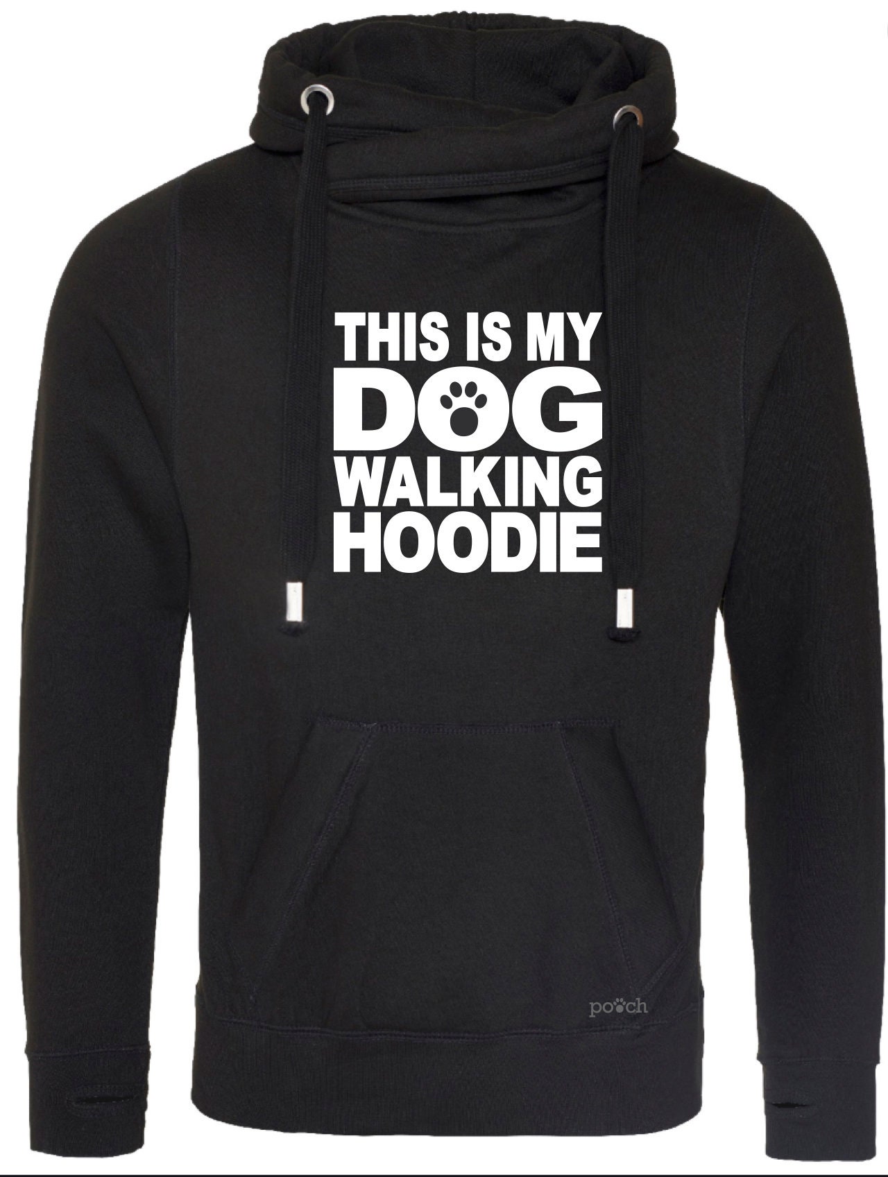This Is My Dog Walking Hoodie Heavyweight Cross Neck Hoodie Etsy