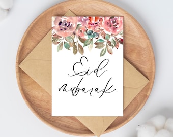 Luxury Eid Cards Bundle – Elegant Islamic Greeting Cards for Eid al-Fitr & Eid al-Adha – Eid Mubarak Cards - Eid Gift Message Cards