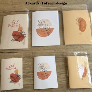 Pacote de cartões de luxo Eid – Cartões de felicitações islâmicos elegantes para Eid al-Fitr e Eid al-Adha – Cartões Eid Mubarak - Cartões de mensagem de presente Eid