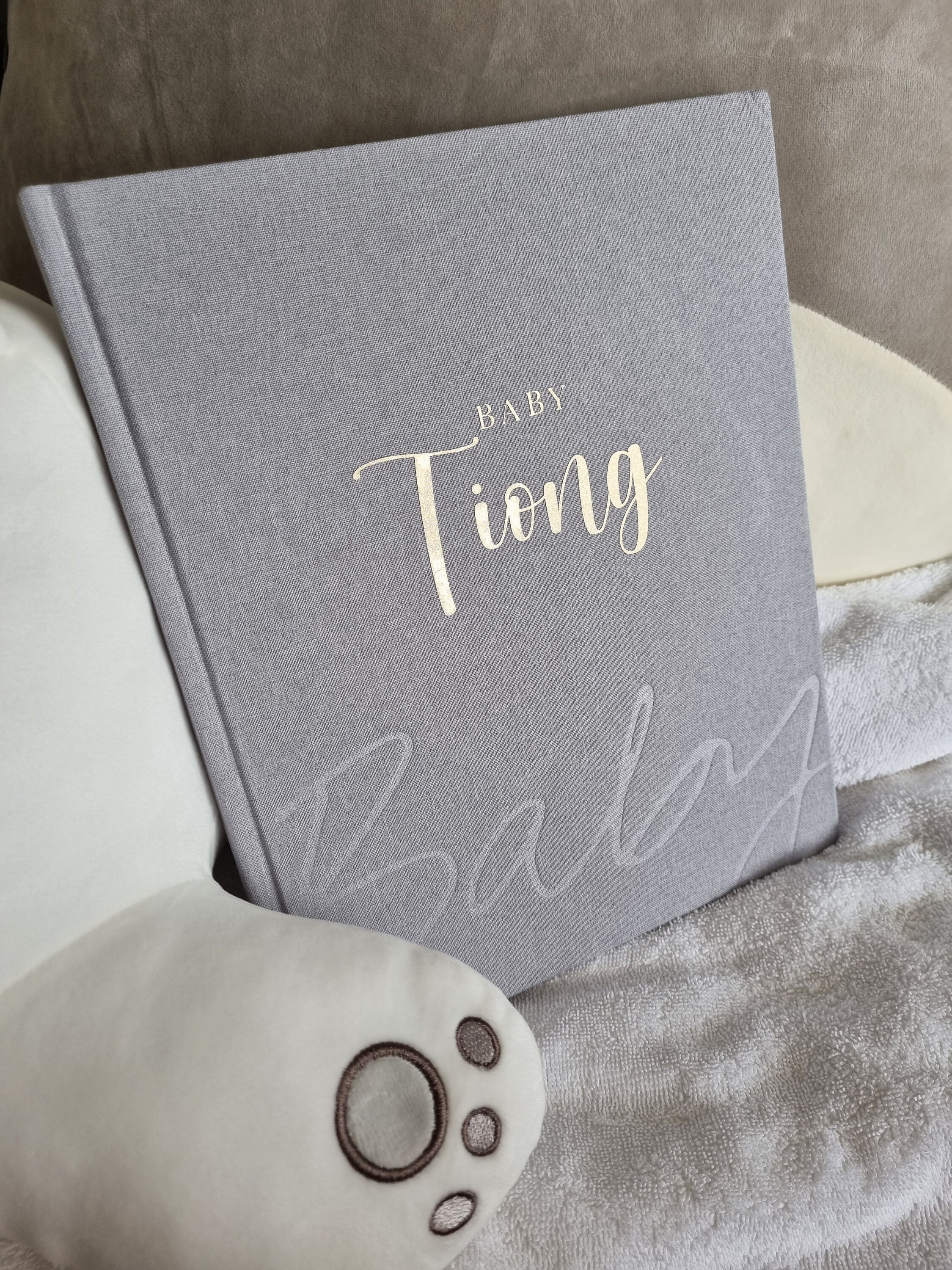 Baby Journal Linen Newborn Baby First 3 years Baby Etsy