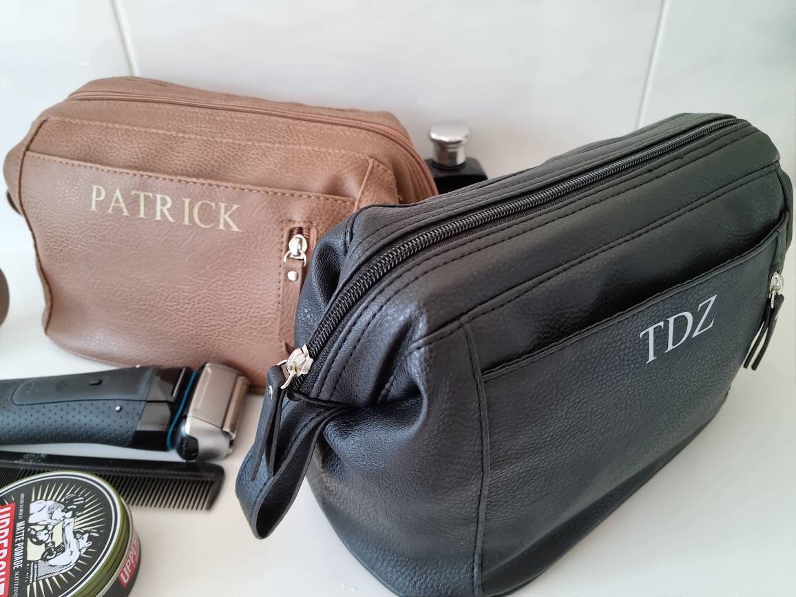 travel toiletry bag with name
