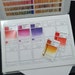 Watercolor Swatch Card Template/printable - Etsy