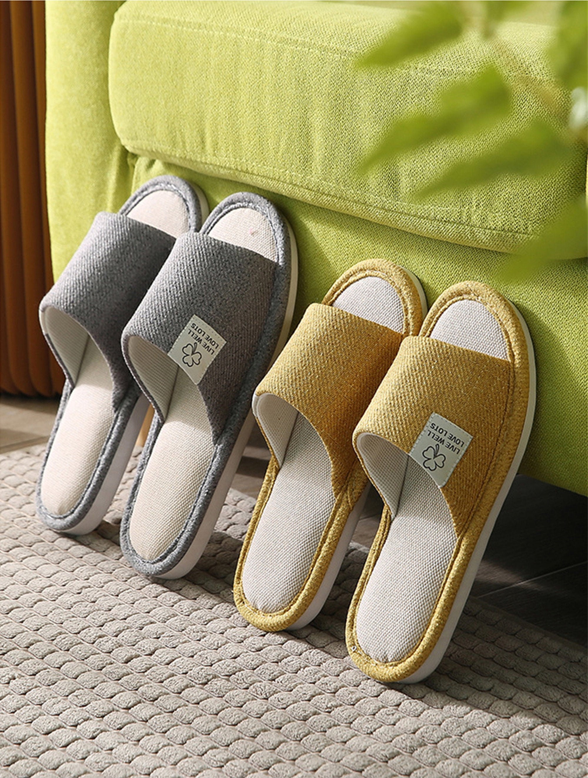 Japanese Linen Slippers House Slippers Summer Slippers - Etsy UK