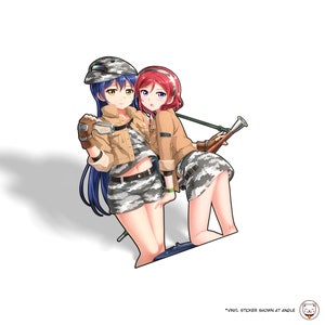 Love Live! - Umi Sonoda, Maki Nishikino v1 | Cute Waterproof Anime JDM Weabo Peeker | Laptop Water Bottle Flask Sticker Decal