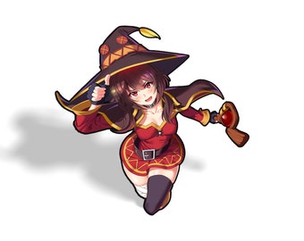 Megumin Wasserdichter Anime-Aufkleber - KonoSuba Vinyl-Aufkleber