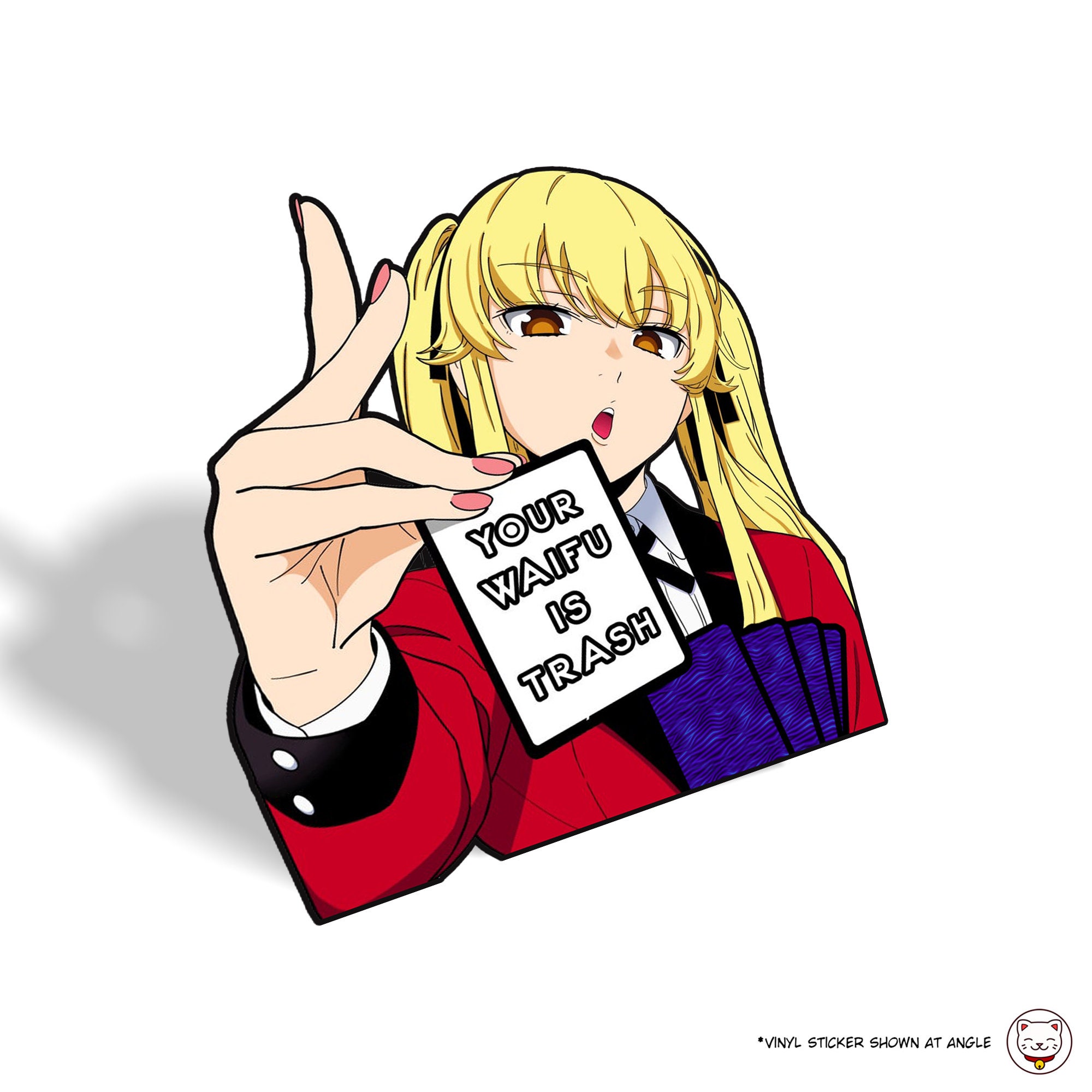 Kakegurui Mary Saotome Waifu Trash Cute Waterproof Anime JDM Weabo Peeker  Laptop Water Bottle Flask Sticker Decal - Etsy
